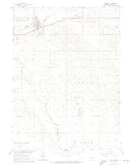 Osmond Nebraska Historical topographic map, 1:24000 scale, 7.5 X 7.5 Minute, Year 1963