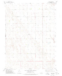 Ough Nebraska Historical topographic map, 1:24000 scale, 7.5 X 7.5 Minute, Year 1973