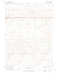 Owasco Nebraska Historical topographic map, 1:24000 scale, 7.5 X 7.5 Minute, Year 1972