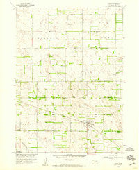 Page Nebraska Historical topographic map, 1:24000 scale, 7.5 X 7.5 Minute, Year 1958