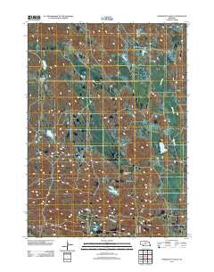 Paramount Valley Nebraska Historical topographic map, 1:24000 scale, 7.5 X 7.5 Minute, Year 2011