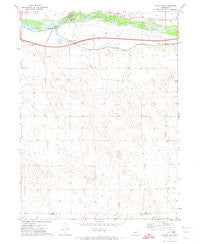 Paxton SW Nebraska Historical topographic map, 1:24000 scale, 7.5 X 7.5 Minute, Year 1971