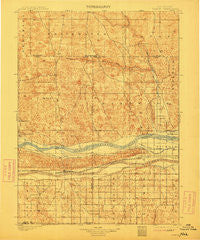 Paxton Nebraska Historical topographic map, 1:125000 scale, 30 X 30 Minute, Year 1901