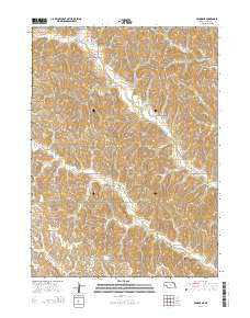 Pender NE Nebraska Current topographic map, 1:24000 scale, 7.5 X 7.5 Minute, Year 2014