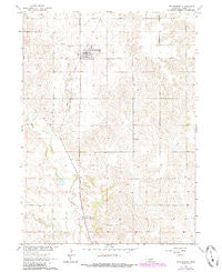 Petersburg Nebraska Historical topographic map, 1:24000 scale, 7.5 X 7.5 Minute, Year 1963