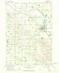 Pierce Nebraska Historical topographic map, 1:24000 scale, 7.5 X 7.5 Minute, Year 1963