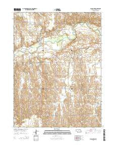Pleasanton Nebraska Current topographic map, 1:24000 scale, 7.5 X 7.5 Minute, Year 2014