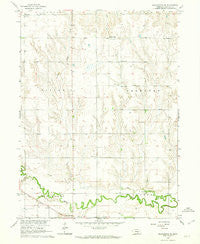 Pleasanton SE Nebraska Historical topographic map, 1:24000 scale, 7.5 X 7.5 Minute, Year 1962