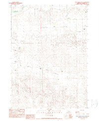 Pole Creek Valley Nebraska Historical topographic map, 1:24000 scale, 7.5 X 7.5 Minute, Year 1990