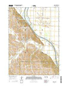 Ponca Nebraska Current topographic map, 1:24000 scale, 7.5 X 7.5 Minute, Year 2014
