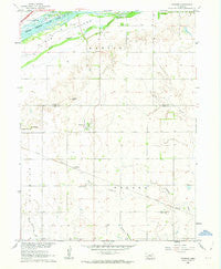 Prosser Nebraska Historical topographic map, 1:24000 scale, 7.5 X 7.5 Minute, Year 1962