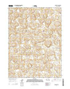 Rackett SE Nebraska Current topographic map, 1:24000 scale, 7.5 X 7.5 Minute, Year 2014