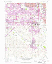 Ralston Nebraska Historical topographic map, 1:24000 scale, 7.5 X 7.5 Minute, Year 1956