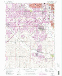 Ralston Nebraska Historical topographic map, 1:24000 scale, 7.5 X 7.5 Minute, Year 1956