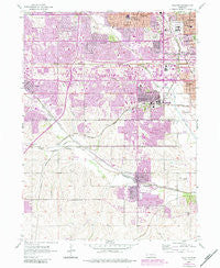 Ralston Nebraska Historical topographic map, 1:24000 scale, 7.5 X 7.5 Minute, Year 1956