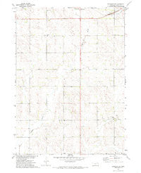 Randolph SW Nebraska Historical topographic map, 1:24000 scale, 7.5 X 7.5 Minute, Year 1971