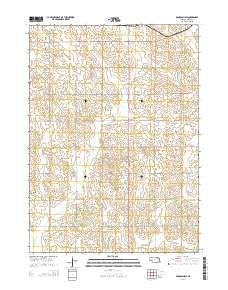 Randolph SW Nebraska Current topographic map, 1:24000 scale, 7.5 X 7.5 Minute, Year 2014