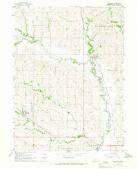 Raymond Nebraska Historical topographic map, 1:24000 scale, 7.5 X 7.5 Minute, Year 1964