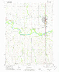 Red Cloud Nebraska Historical topographic map, 1:24000 scale, 7.5 X 7.5 Minute, Year 1974
