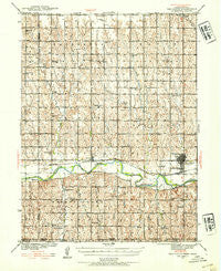 Red Cloud Nebraska Historical topographic map, 1:62500 scale, 15 X 15 Minute, Year 1940