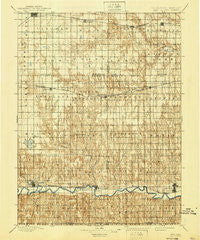 Red Cloud Nebraska Historical topographic map, 1:125000 scale, 30 X 30 Minute, Year 1897