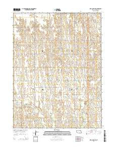 Red Cloud NE Nebraska Current topographic map, 1:24000 scale, 7.5 X 7.5 Minute, Year 2014