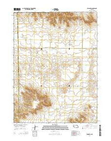 Redington Nebraska Current topographic map, 1:24000 scale, 7.5 X 7.5 Minute, Year 2014