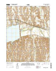 Republican City Nebraska Current topographic map, 1:24000 scale, 7.5 X 7.5 Minute, Year 2014