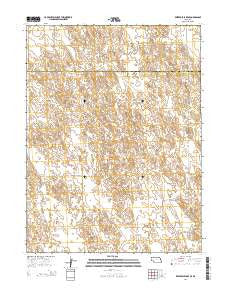 Reservoir Lake SE Nebraska Current topographic map, 1:24000 scale, 7.5 X 7.5 Minute, Year 2014