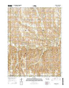 Reynolds Nebraska Current topographic map, 1:24000 scale, 7.5 X 7.5 Minute, Year 2014