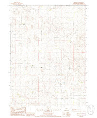 Ringgold Nebraska Historical topographic map, 1:24000 scale, 7.5 X 7.5 Minute, Year 1985