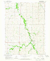 Roca Nebraska Historical topographic map, 1:24000 scale, 7.5 X 7.5 Minute, Year 1964