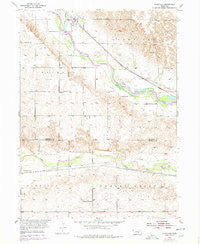 Rockville Nebraska Historical topographic map, 1:24000 scale, 7.5 X 7.5 Minute, Year 1953