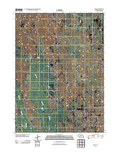 Rose Nebraska Historical topographic map, 1:24000 scale, 7.5 X 7.5 Minute, Year 2011