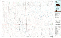 Rose Nebraska Historical topographic map, 1:100000 scale, 30 X 60 Minute, Year 1985