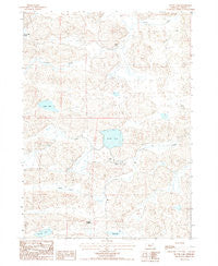 Round Lake Nebraska Historical topographic map, 1:24000 scale, 7.5 X 7.5 Minute, Year 1987