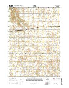 Royal Nebraska Current topographic map, 1:24000 scale, 7.5 X 7.5 Minute, Year 2014