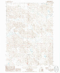 Rush Lake Nebraska Historical topographic map, 1:24000 scale, 7.5 X 7.5 Minute, Year 1986