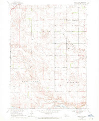 Rushville NE Nebraska Historical topographic map, 1:24000 scale, 7.5 X 7.5 Minute, Year 1969