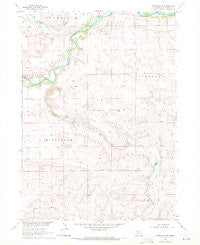 Rushville SE Nebraska Historical topographic map, 1:24000 scale, 7.5 X 7.5 Minute, Year 1969