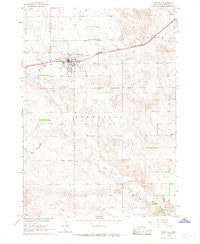 Rushville Nebraska Historical topographic map, 1:24000 scale, 7.5 X 7.5 Minute, Year 1966