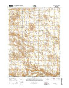 Rushville NE Nebraska Current topographic map, 1:24000 scale, 7.5 X 7.5 Minute, Year 2014