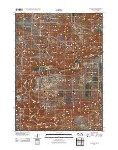 Rushville SW Nebraska Historical topographic map, 1:24000 scale, 7.5 X 7.5 Minute, Year 2011