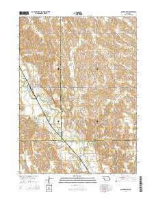 Saint Edward Nebraska Current topographic map, 1:24000 scale, 7.5 X 7.5 Minute, Year 2014