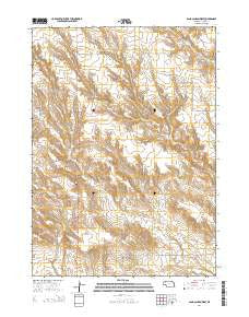 Sand Canyon West Nebraska Current topographic map, 1:24000 scale, 7.5 X 7.5 Minute, Year 2014
