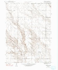 School No. 7 Nebraska Historical topographic map, 1:24000 scale, 7.5 X 7.5 Minute, Year 1948