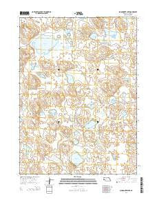 Schoonover Lake Nebraska Current topographic map, 1:24000 scale, 7.5 X 7.5 Minute, Year 2014