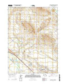 Scottsbluff North Nebraska Current topographic map, 1:24000 scale, 7.5 X 7.5 Minute, Year 2014