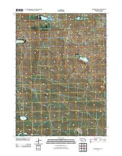 Sevenmile Hill Nebraska Historical topographic map, 1:24000 scale, 7.5 X 7.5 Minute, Year 2011
