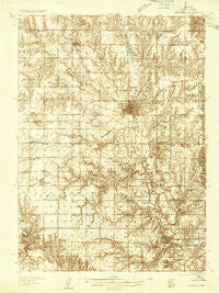 Seward Nebraska Historical topographic map, 1:48000 scale, 15 X 15 Minute, Year 1934